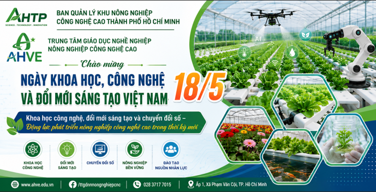 HƯỞNG ỨNG NGÀY KHOA HỌC, CÔNG NGHỆ VÀ ĐỔI MỚI SÁNG TẠO VIỆT NAM 18/5